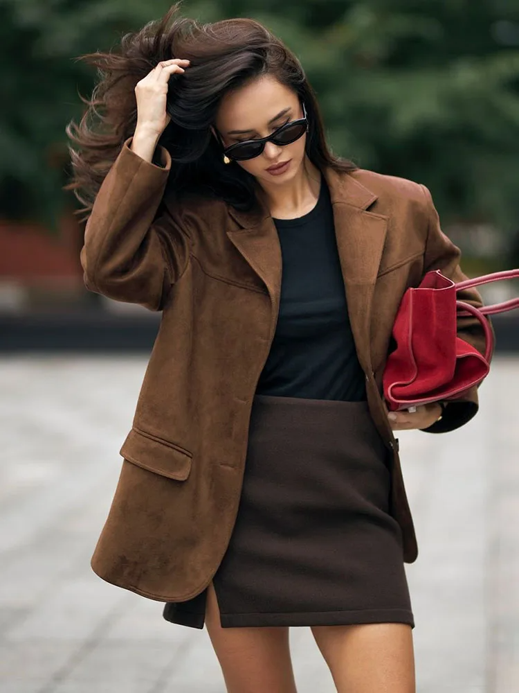 Sophia Luxe Suede Jacket