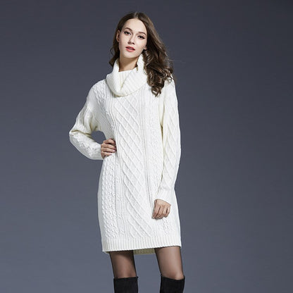 Long sweater dress