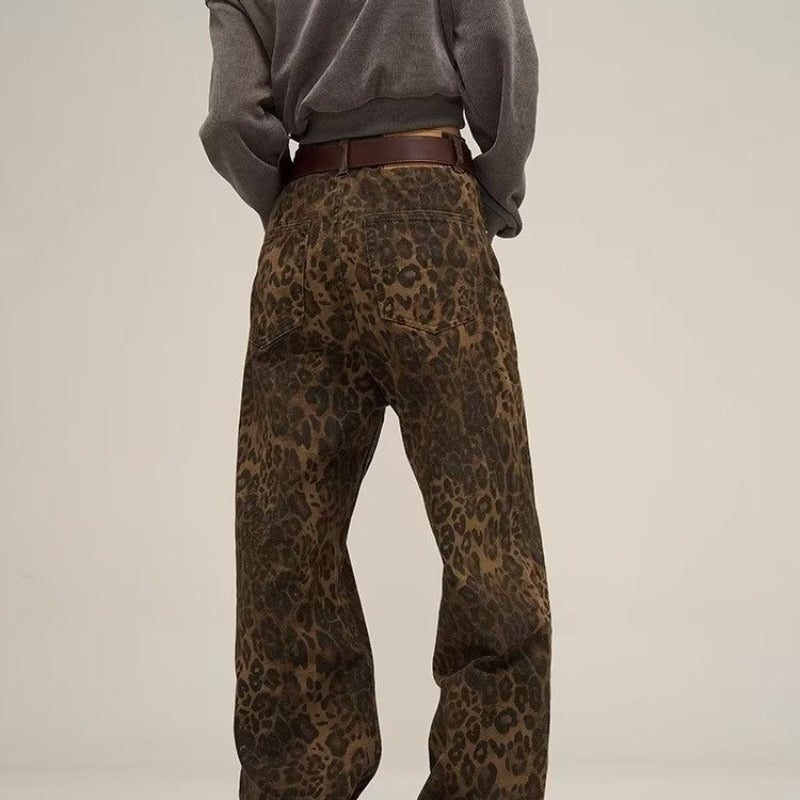 Mila Leopard Print Jeans