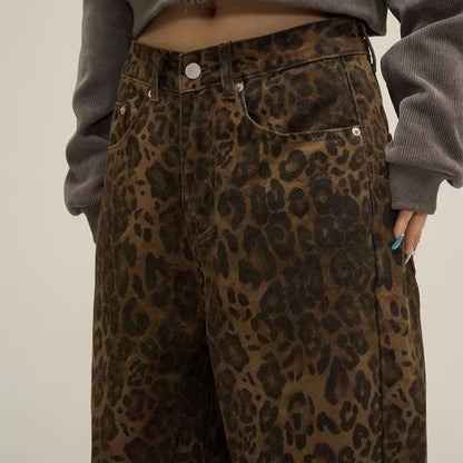 Mila Leopard Print Jeans